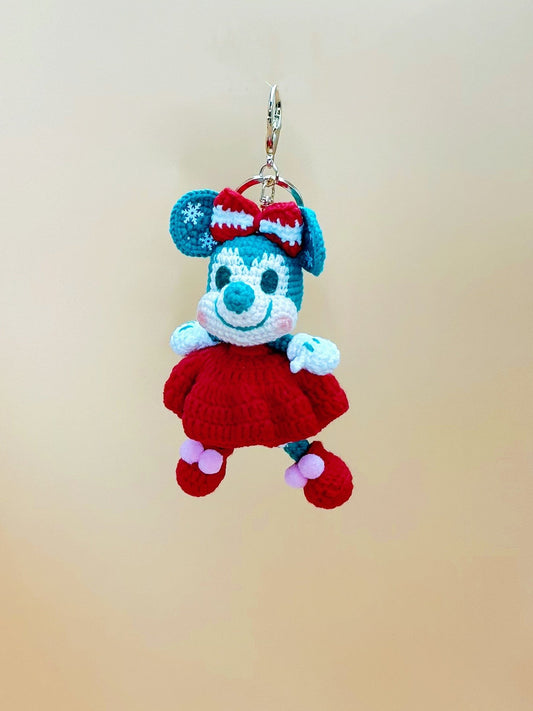 Minnie Keychain (Xmas)