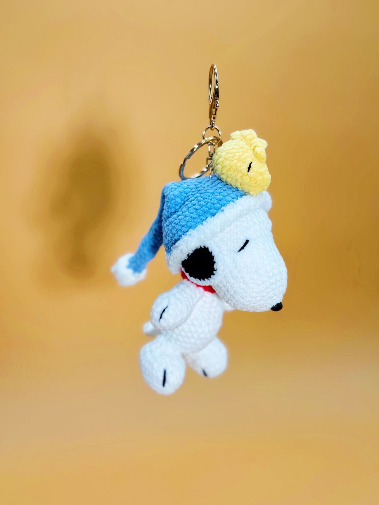 Snoopy with Woodstock Keychain