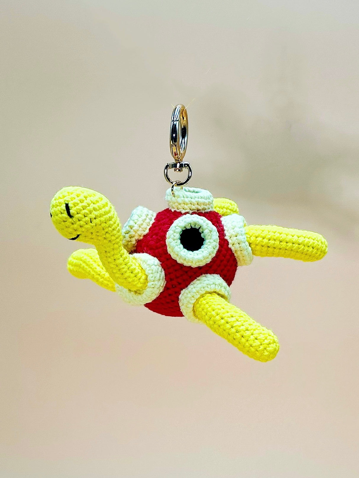 Fire Turtle Monster Keychain
