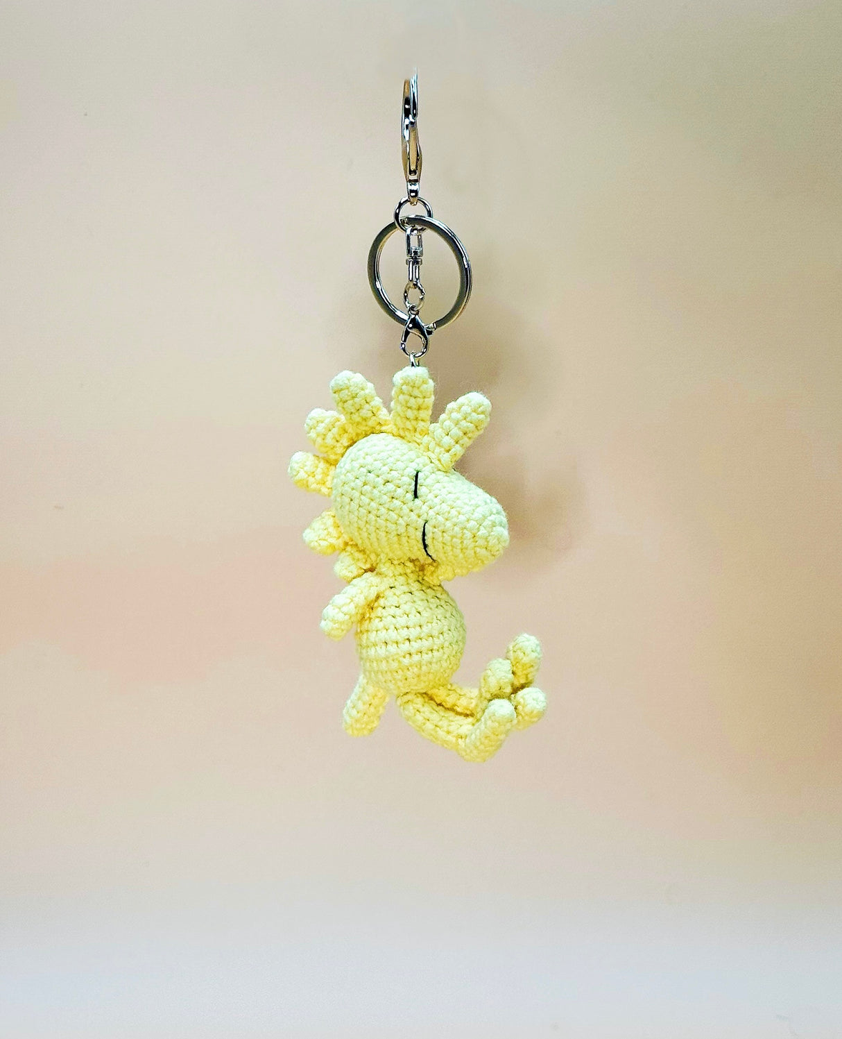 Wood Bird Keychain
