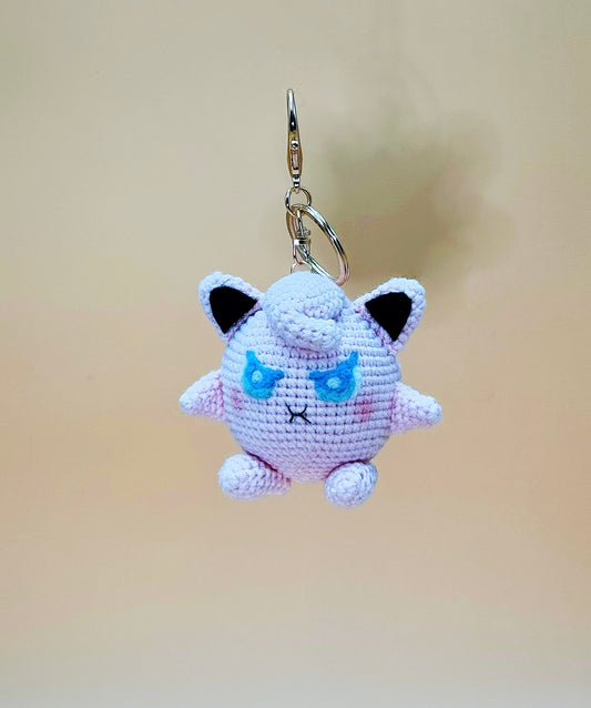 Angry Jigglypuff Keychain