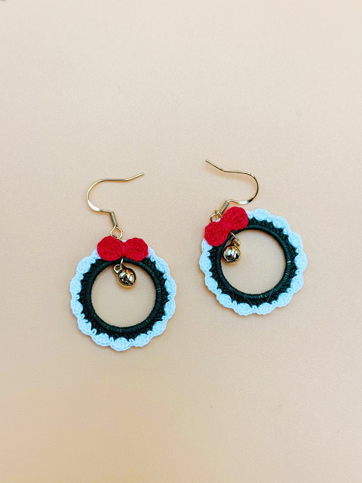 Christmas Wreath Earrings