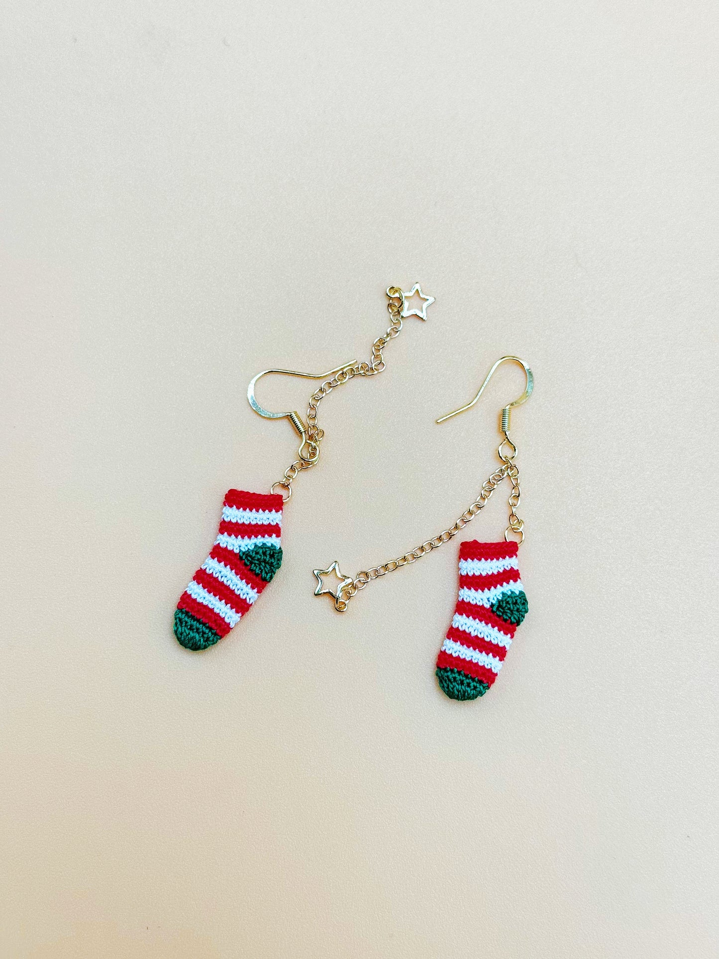 Christmas socks Earrings